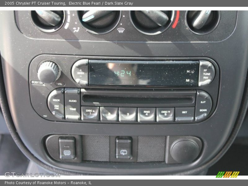 Electric Blue Pearl / Dark Slate Gray 2005 Chrysler PT Cruiser Touring