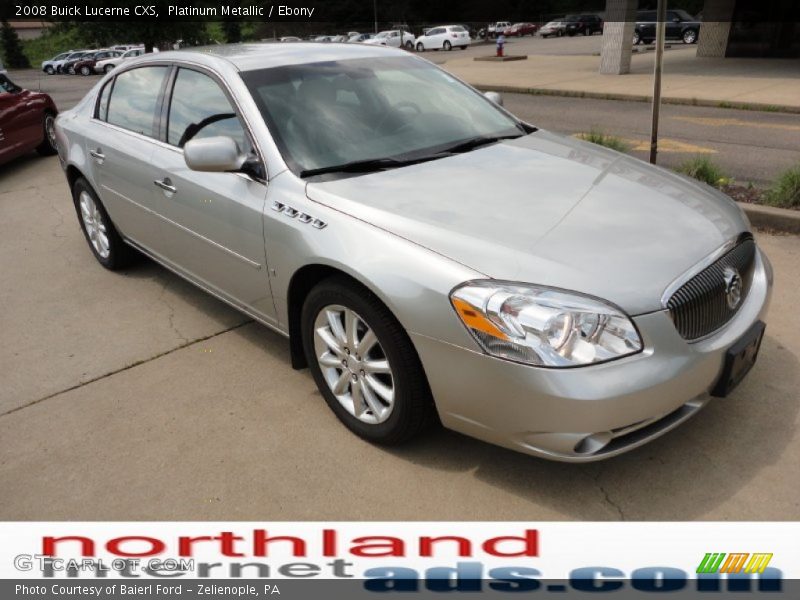 Platinum Metallic / Ebony 2008 Buick Lucerne CXS