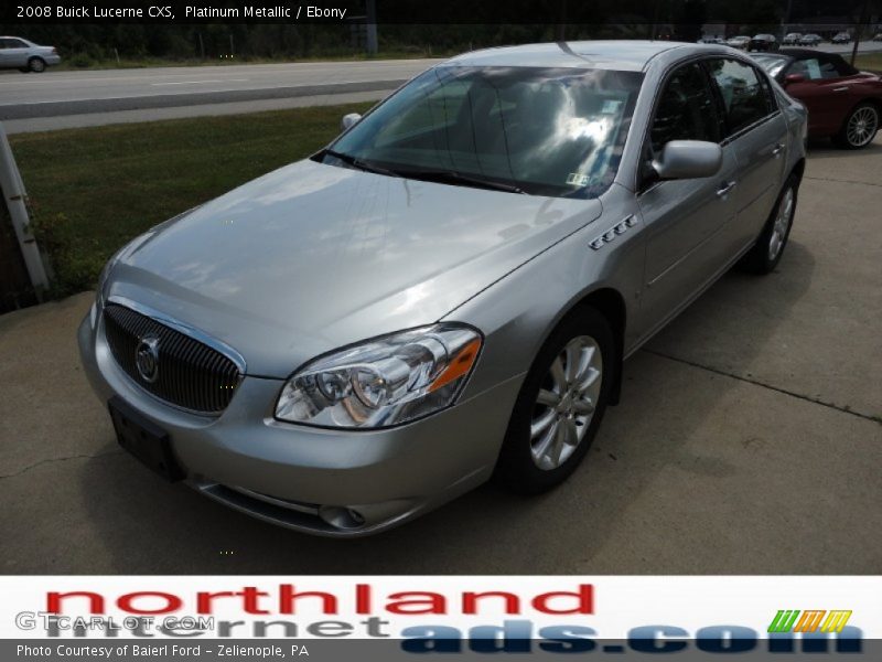 Platinum Metallic / Ebony 2008 Buick Lucerne CXS