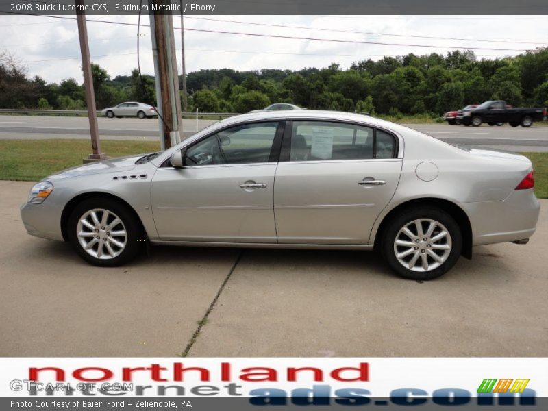 Platinum Metallic / Ebony 2008 Buick Lucerne CXS