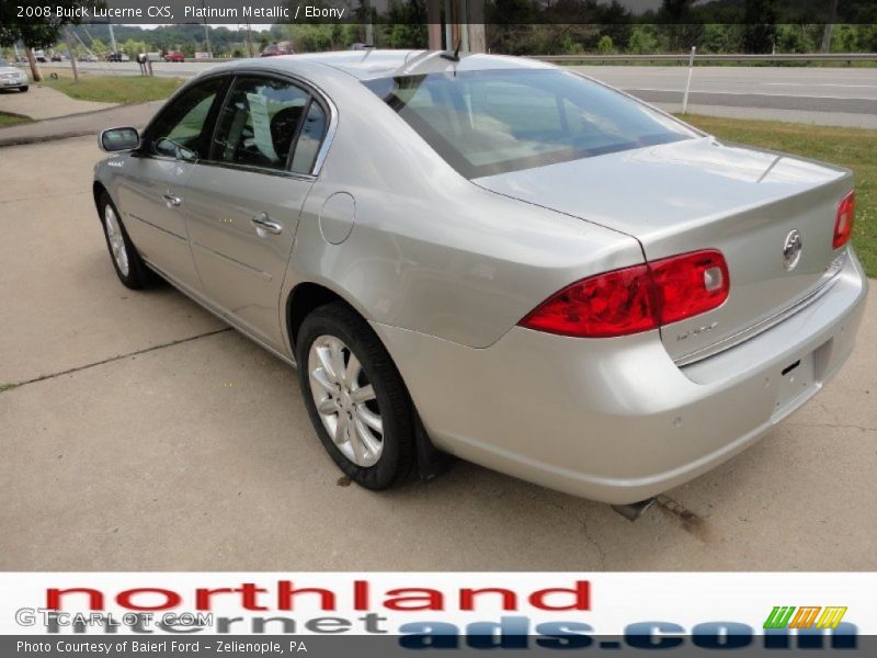 Platinum Metallic / Ebony 2008 Buick Lucerne CXS