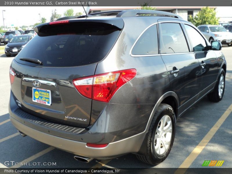 Carbon Steel Mist / Black 2010 Hyundai Veracruz GLS