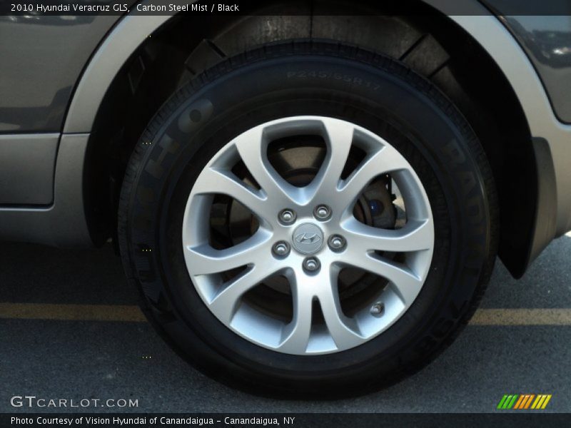 Carbon Steel Mist / Black 2010 Hyundai Veracruz GLS