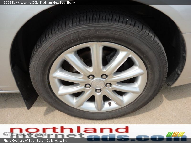 Platinum Metallic / Ebony 2008 Buick Lucerne CXS