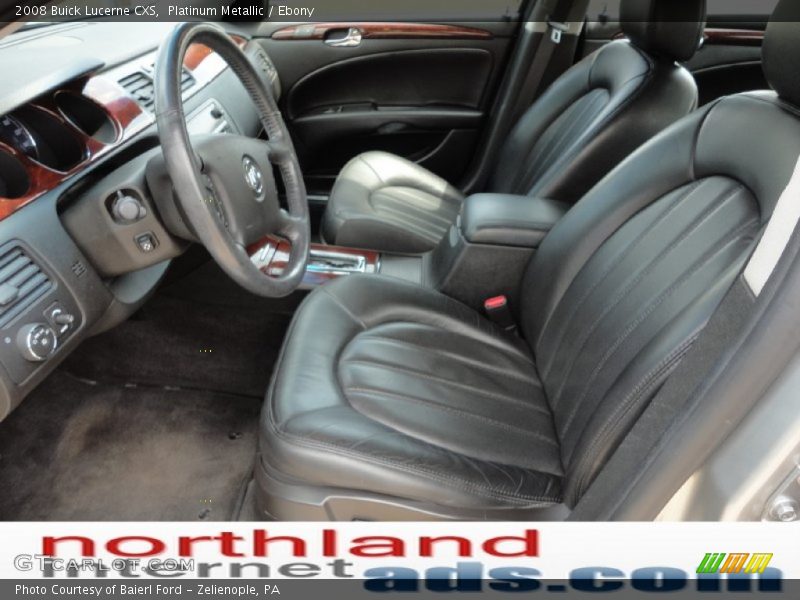 Platinum Metallic / Ebony 2008 Buick Lucerne CXS