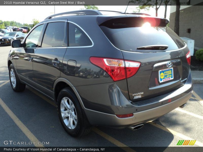 Carbon Steel Mist / Black 2010 Hyundai Veracruz GLS