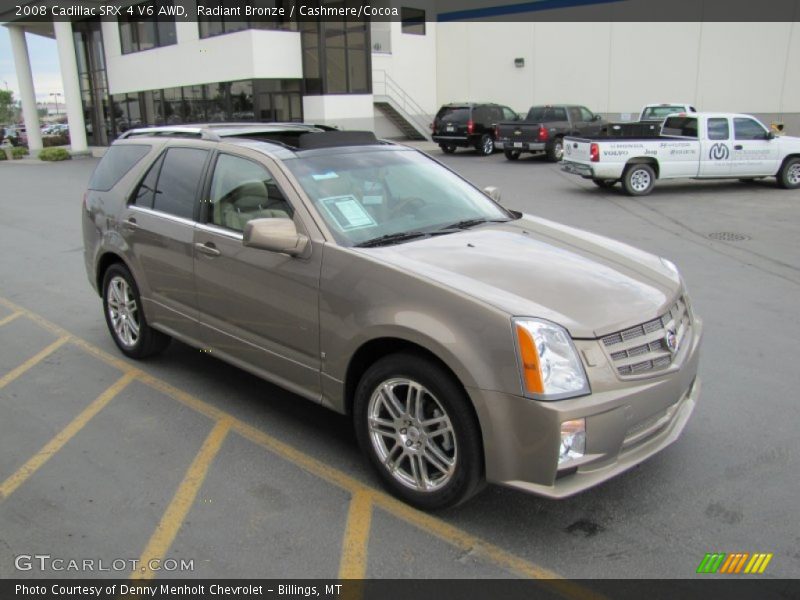 Radiant Bronze / Cashmere/Cocoa 2008 Cadillac SRX 4 V6 AWD