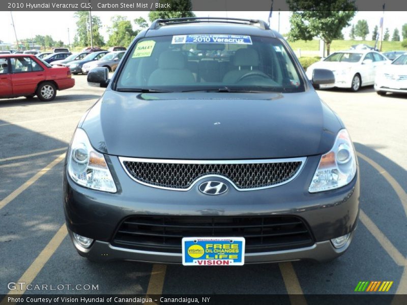 Carbon Steel Mist / Black 2010 Hyundai Veracruz GLS