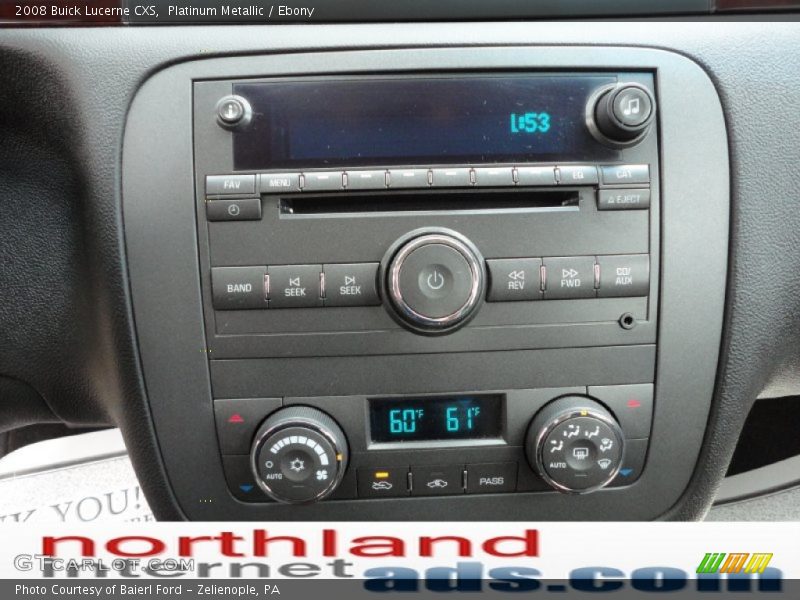 Platinum Metallic / Ebony 2008 Buick Lucerne CXS