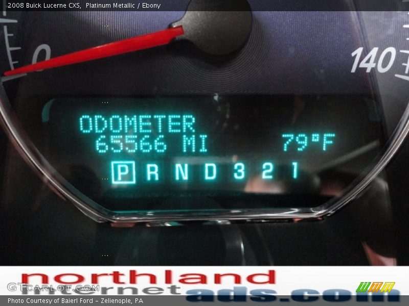 Platinum Metallic / Ebony 2008 Buick Lucerne CXS
