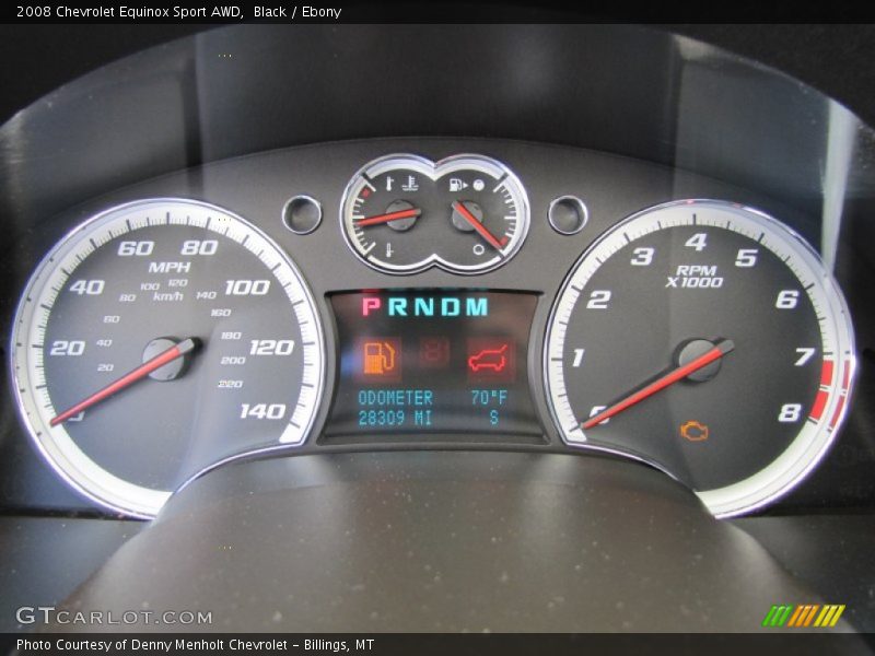  2008 Equinox Sport AWD Sport AWD Gauges