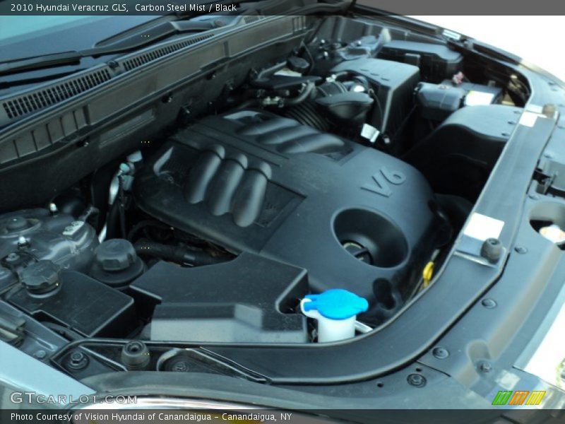 Carbon Steel Mist / Black 2010 Hyundai Veracruz GLS