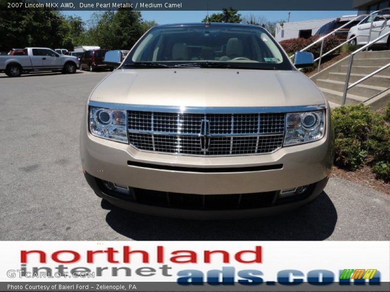 Dune Pearl Metallic / Medium Camel 2007 Lincoln MKX AWD