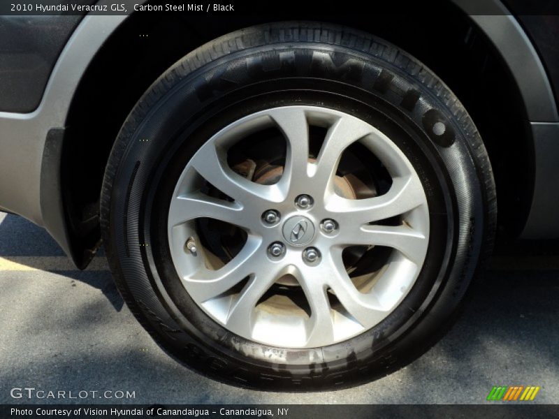 Carbon Steel Mist / Black 2010 Hyundai Veracruz GLS