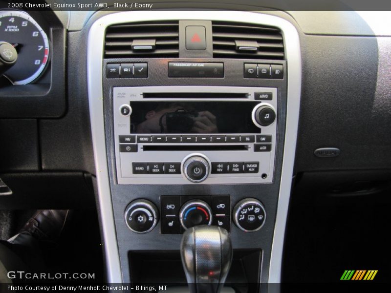 Controls of 2008 Equinox Sport AWD