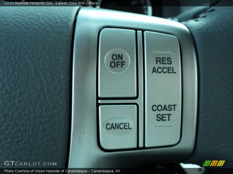 Carbon Steel Mist / Black 2010 Hyundai Veracruz GLS