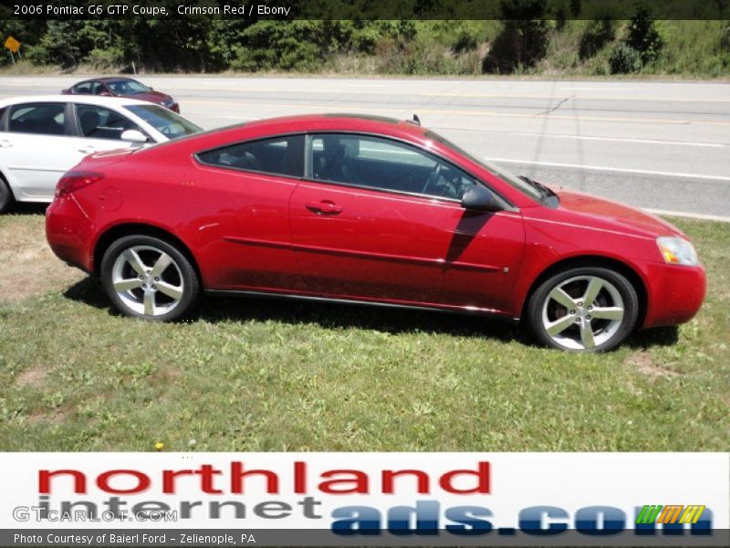 Crimson Red / Ebony 2006 Pontiac G6 GTP Coupe