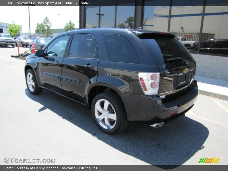 Black / Ebony 2008 Chevrolet Equinox Sport AWD