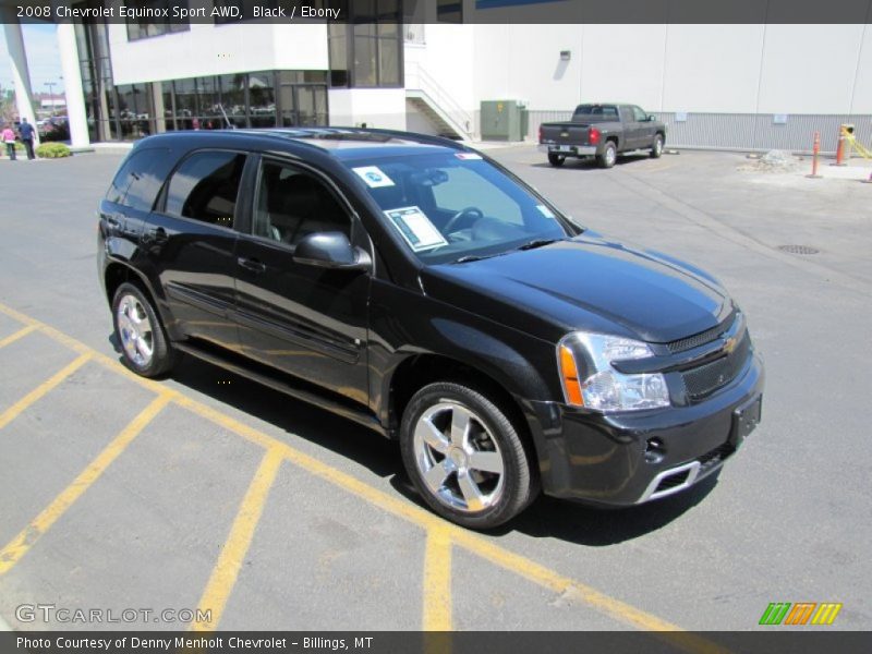 Black / Ebony 2008 Chevrolet Equinox Sport AWD