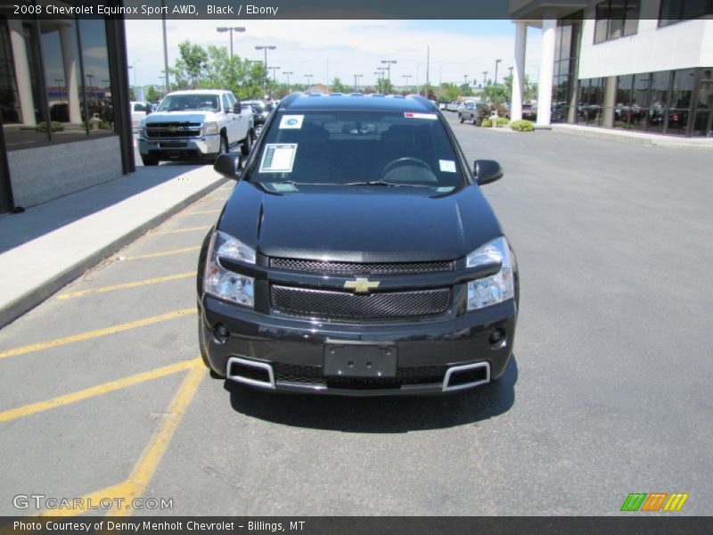 Black / Ebony 2008 Chevrolet Equinox Sport AWD
