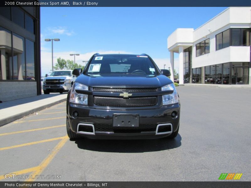 Black / Ebony 2008 Chevrolet Equinox Sport AWD