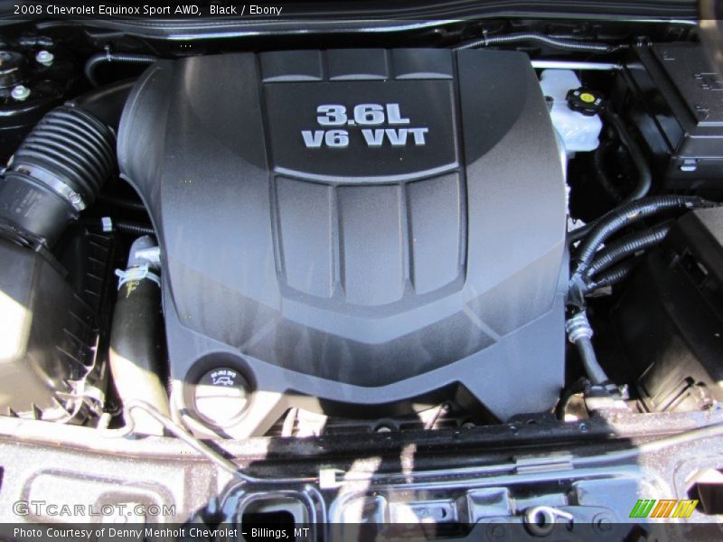  2008 Equinox Sport AWD Engine - 3.6 Liter DOHC 24-Valve VVT V6