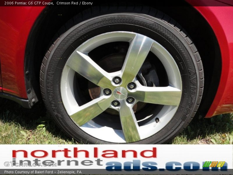 Crimson Red / Ebony 2006 Pontiac G6 GTP Coupe