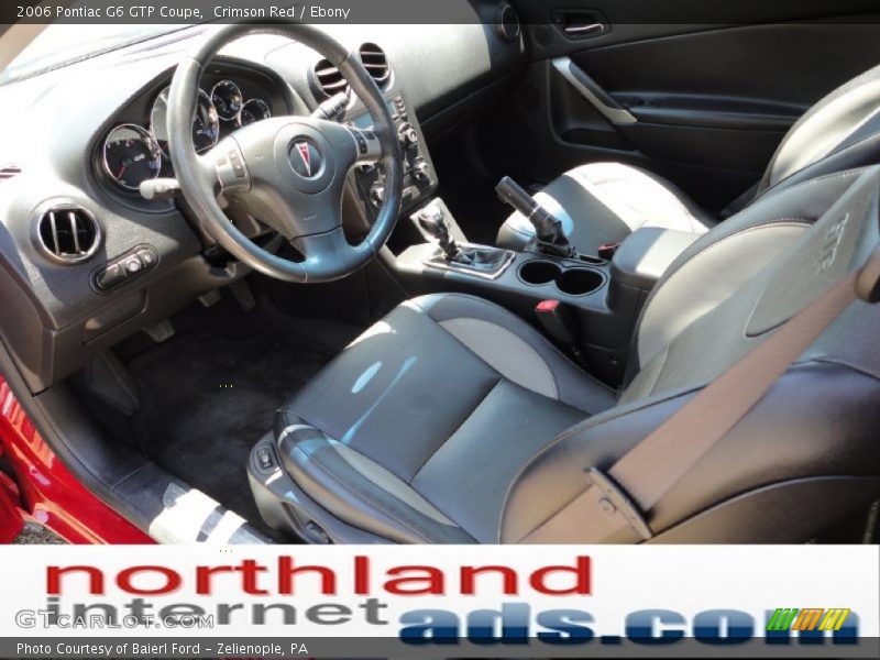 Crimson Red / Ebony 2006 Pontiac G6 GTP Coupe