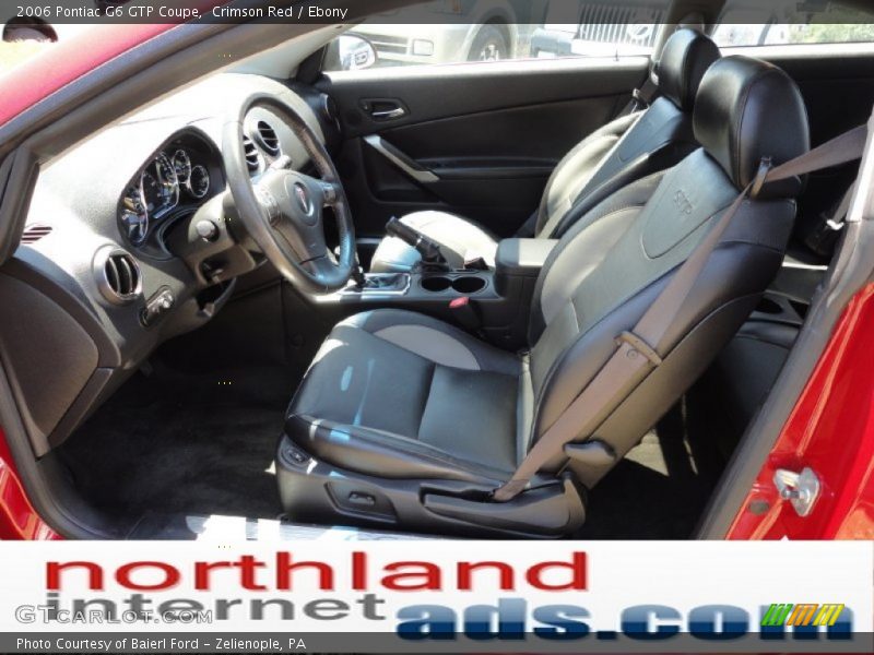 Crimson Red / Ebony 2006 Pontiac G6 GTP Coupe