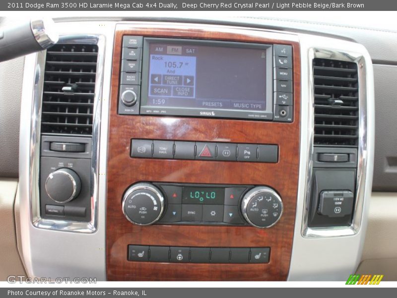 Controls of 2011 Ram 3500 HD Laramie Mega Cab 4x4 Dually