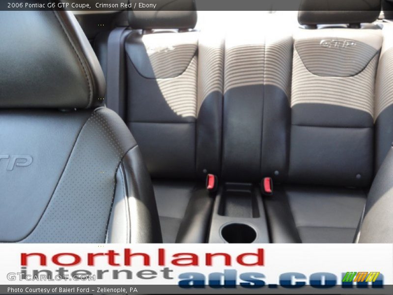 Crimson Red / Ebony 2006 Pontiac G6 GTP Coupe