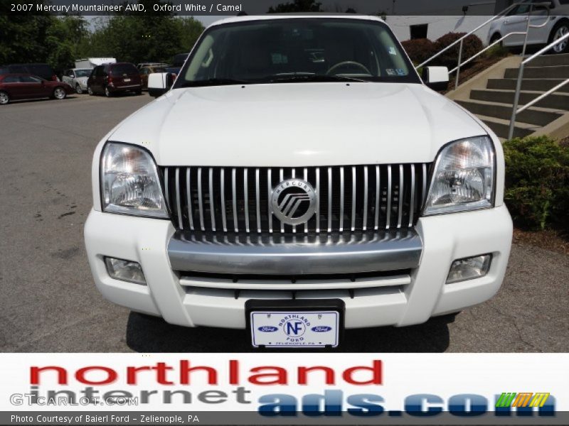 Oxford White / Camel 2007 Mercury Mountaineer AWD