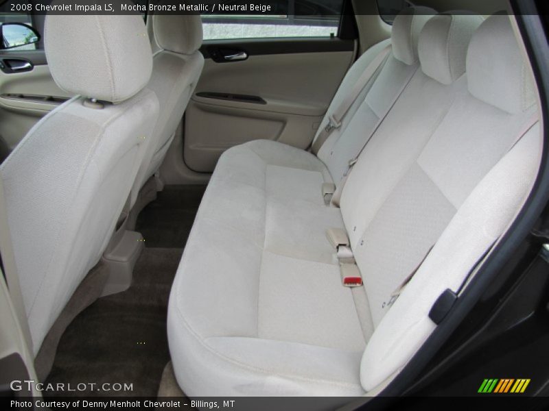 Mocha Bronze Metallic / Neutral Beige 2008 Chevrolet Impala LS