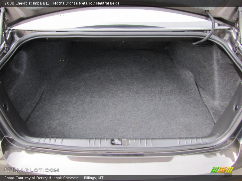 Mocha Bronze Metallic / Neutral Beige 2008 Chevrolet Impala LS