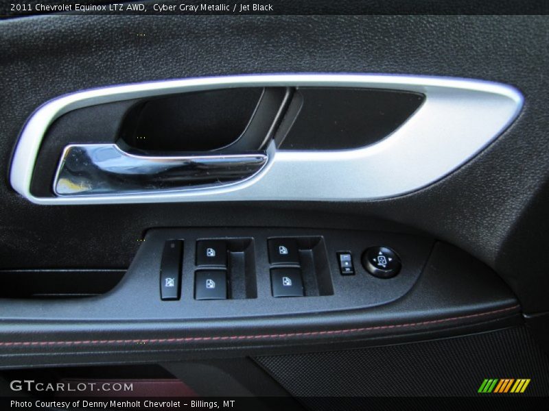 Cyber Gray Metallic / Jet Black 2011 Chevrolet Equinox LTZ AWD