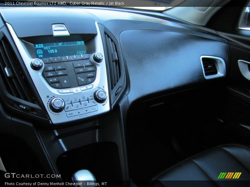 Cyber Gray Metallic / Jet Black 2011 Chevrolet Equinox LTZ AWD