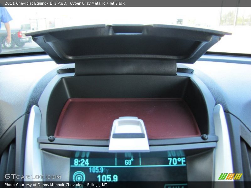 Cyber Gray Metallic / Jet Black 2011 Chevrolet Equinox LTZ AWD