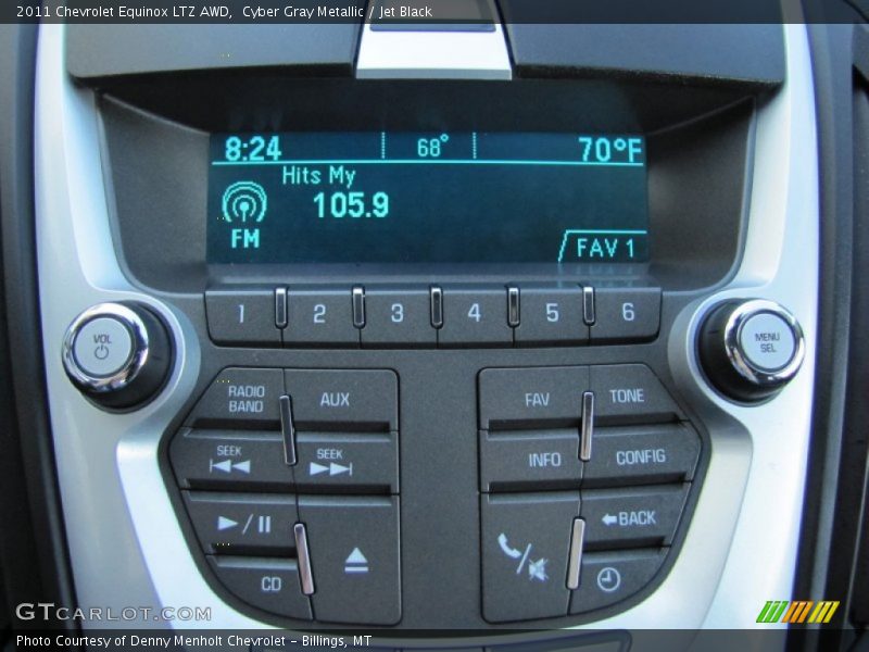Controls of 2011 Equinox LTZ AWD
