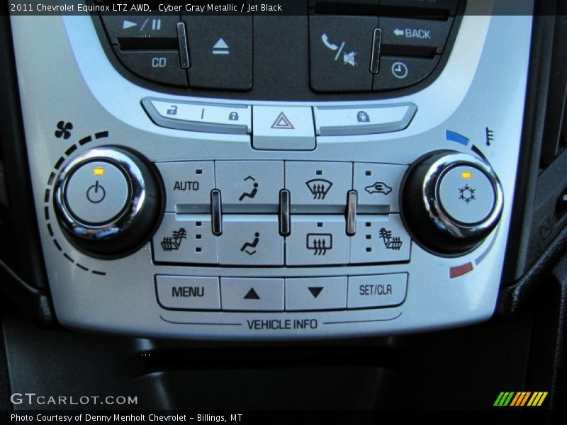 Cyber Gray Metallic / Jet Black 2011 Chevrolet Equinox LTZ AWD