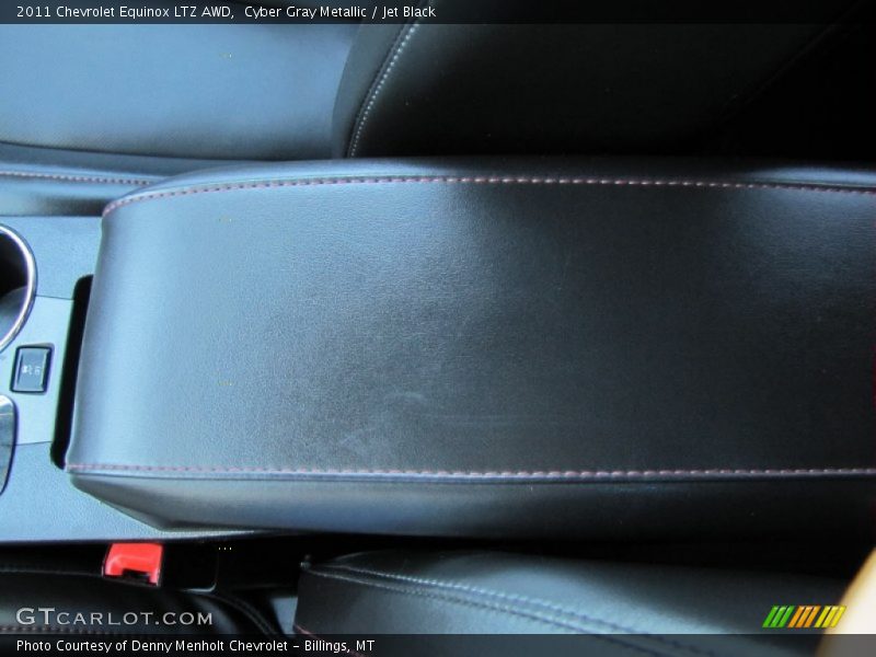 Cyber Gray Metallic / Jet Black 2011 Chevrolet Equinox LTZ AWD