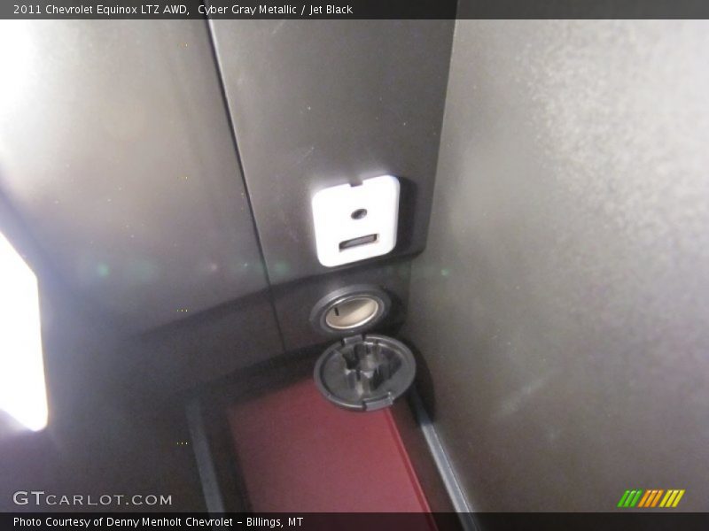 Cyber Gray Metallic / Jet Black 2011 Chevrolet Equinox LTZ AWD