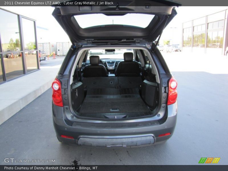 Cyber Gray Metallic / Jet Black 2011 Chevrolet Equinox LTZ AWD