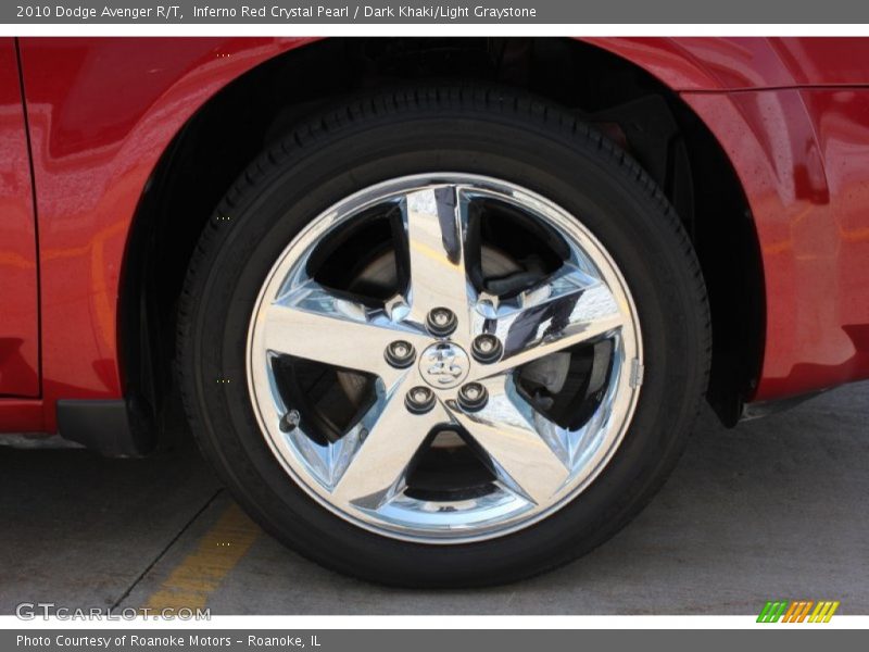 Inferno Red Crystal Pearl / Dark Khaki/Light Graystone 2010 Dodge Avenger R/T