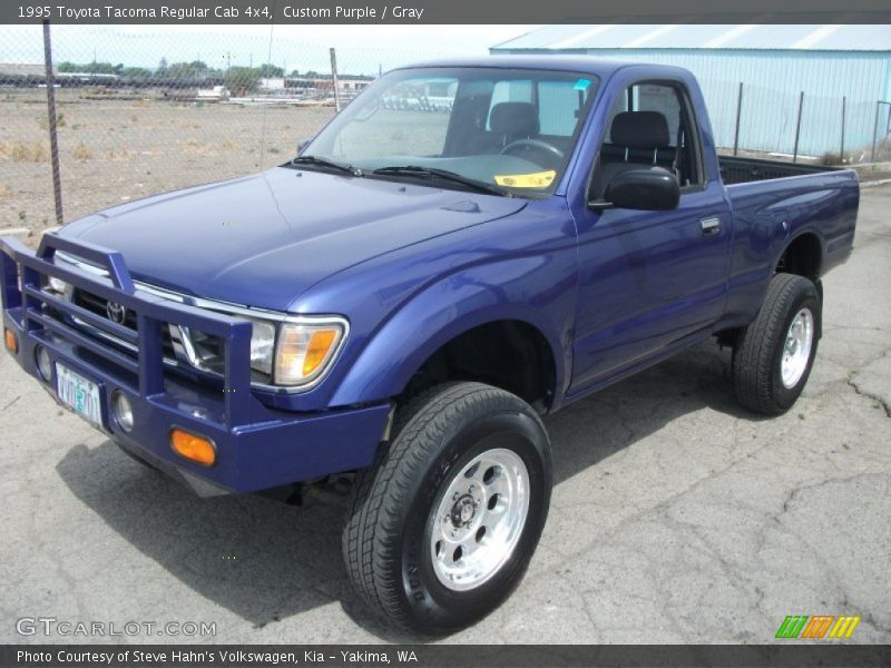 Custom Purple / Gray 1995 Toyota Tacoma Regular Cab 4x4