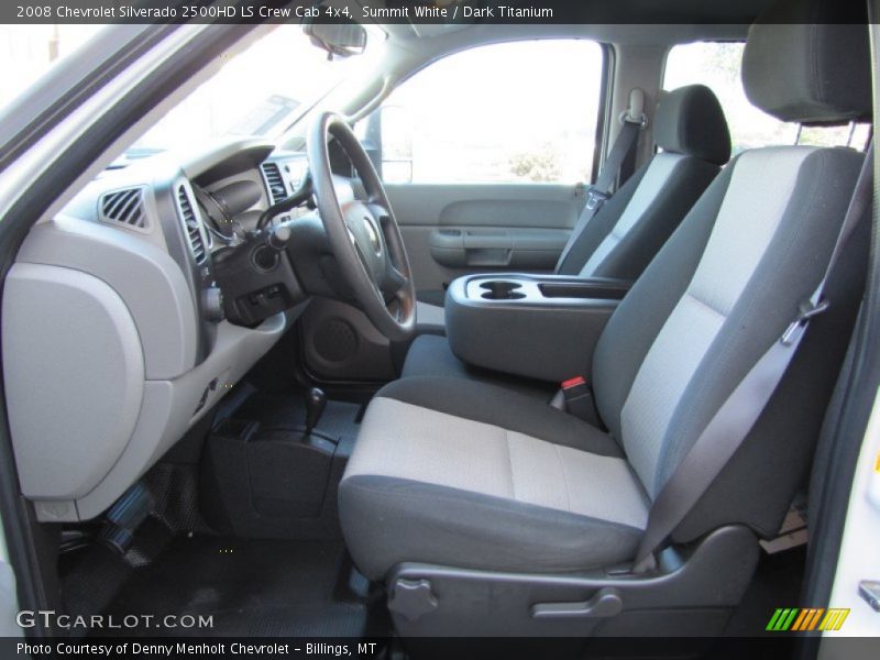  2008 Silverado 2500HD LS Crew Cab 4x4 Dark Titanium Interior