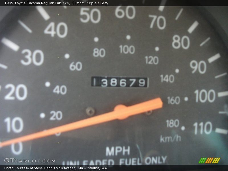 Custom Purple / Gray 1995 Toyota Tacoma Regular Cab 4x4