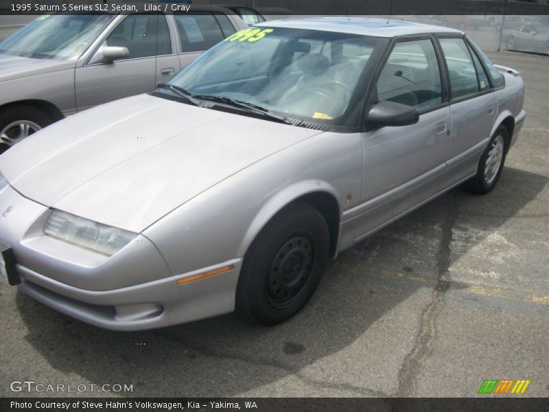 Lilac / Gray 1995 Saturn S Series SL2 Sedan