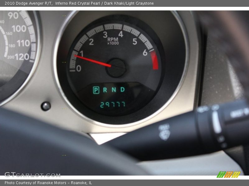 Inferno Red Crystal Pearl / Dark Khaki/Light Graystone 2010 Dodge Avenger R/T