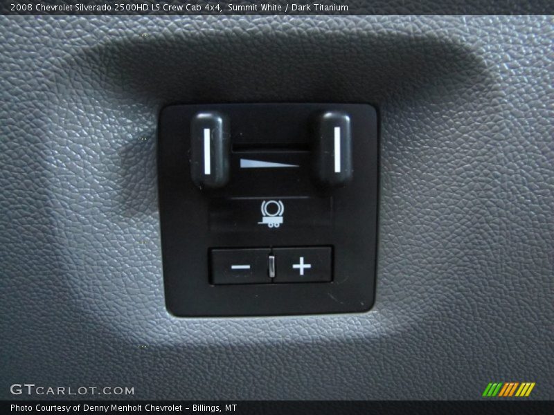 Summit White / Dark Titanium 2008 Chevrolet Silverado 2500HD LS Crew Cab 4x4
