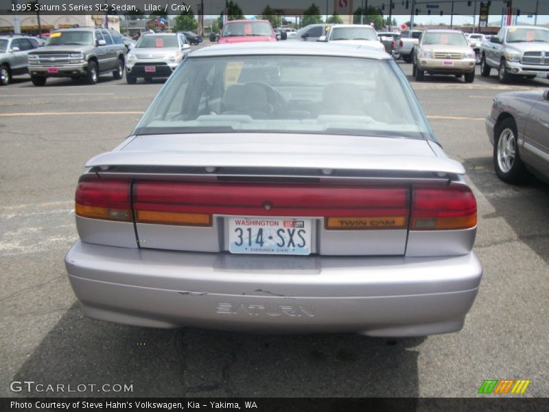 Lilac / Gray 1995 Saturn S Series SL2 Sedan